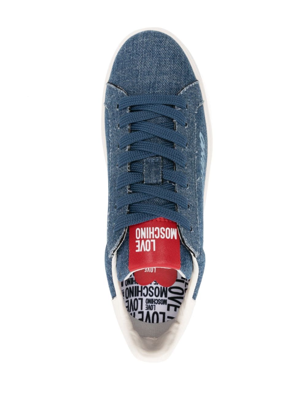 Love Moschino denim chunky sneakers - Image 4