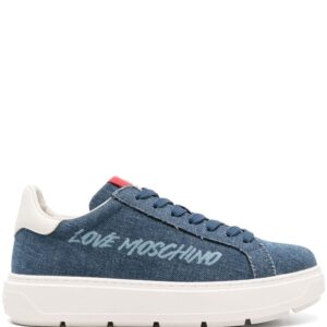 Love Moschino denim chunky sneakers