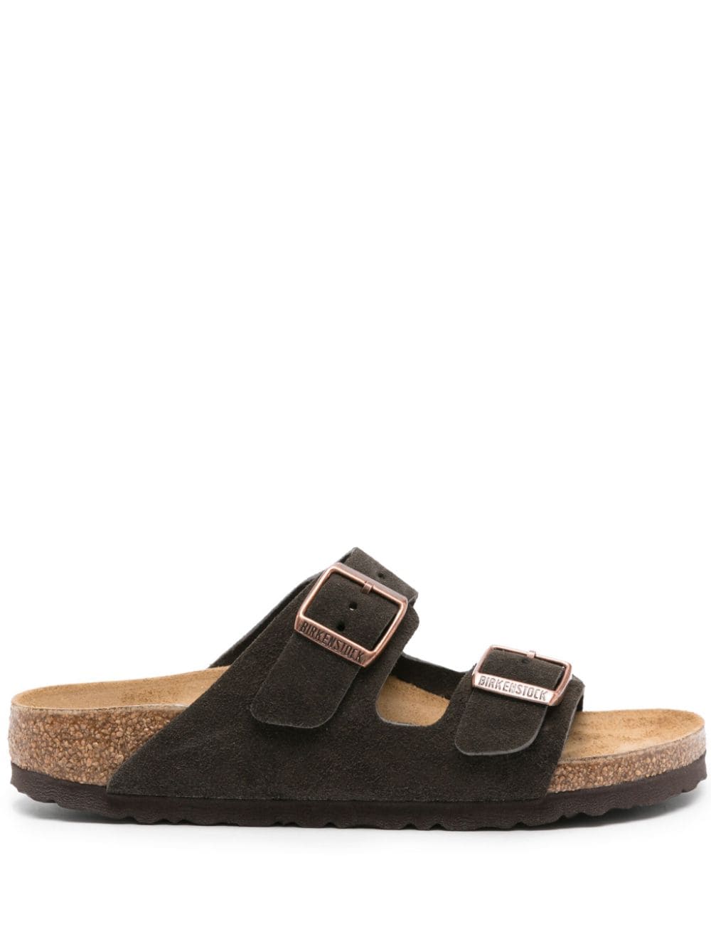 Birkenstock Arizona suede slides