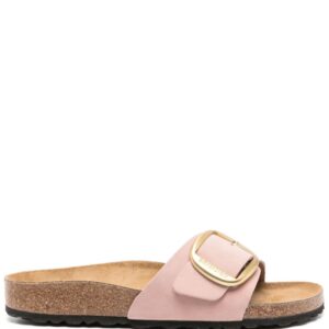 Birkenstock Madrid Big Buckle suede slides