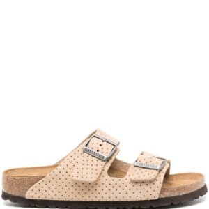 Birkenstock Arizona perforated suede slides