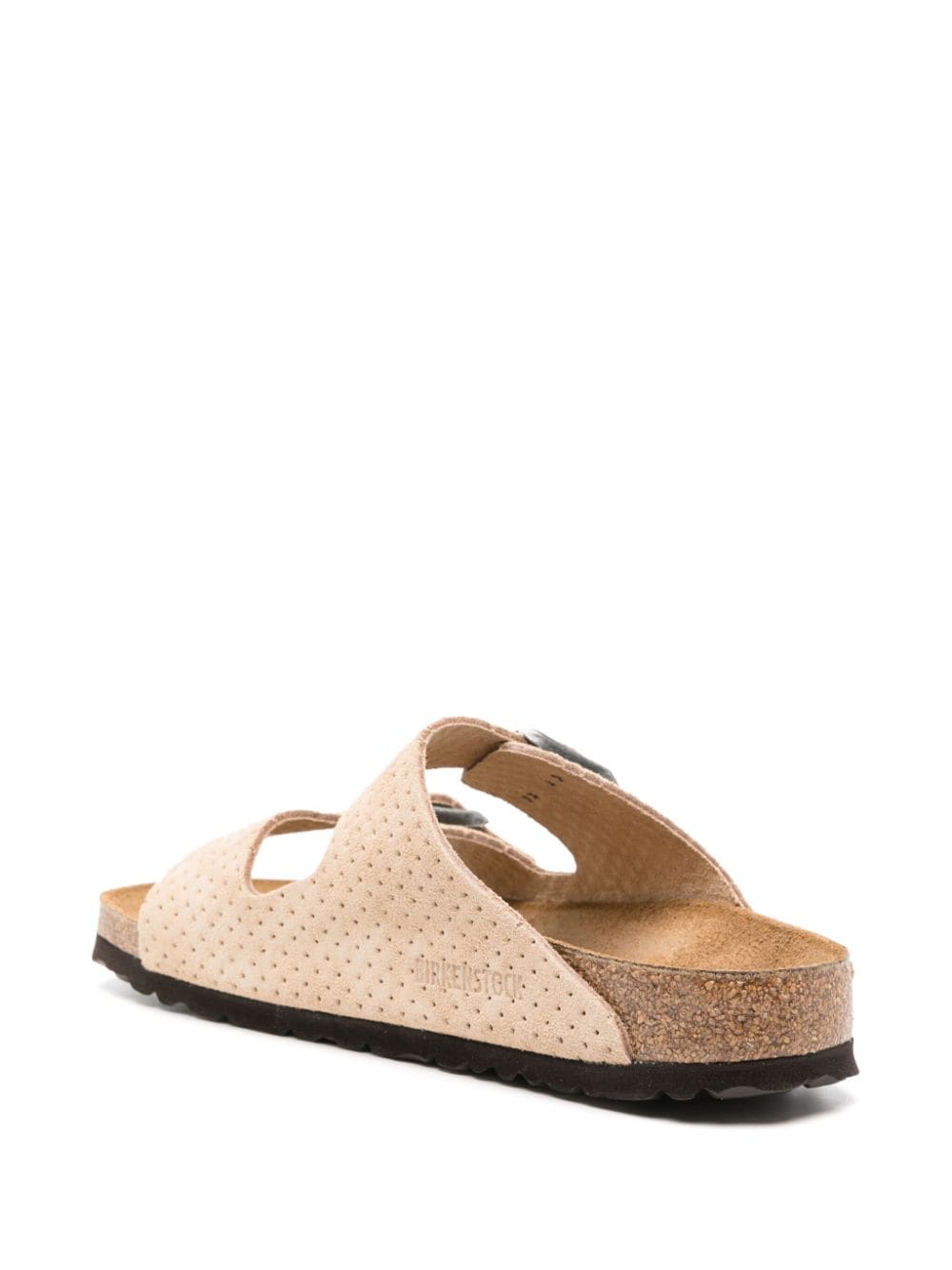 Birkenstock Arizona perforated suede slides - Image 3