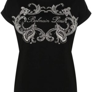 Balmain  logo-print cotton T-shirt