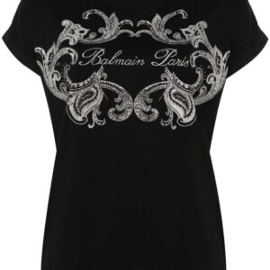 Balmain logo-print cotton T-shirt
