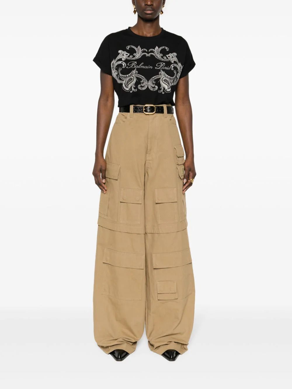 Balmain logo-print cotton T-shirt - Image 2