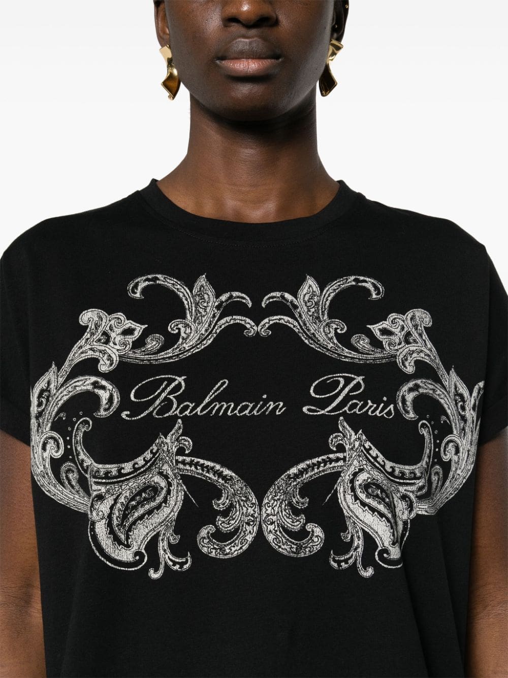 Balmain logo-print cotton T-shirt - Image 5