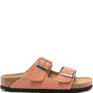 Birkenstock Arizona perforated suede slides
