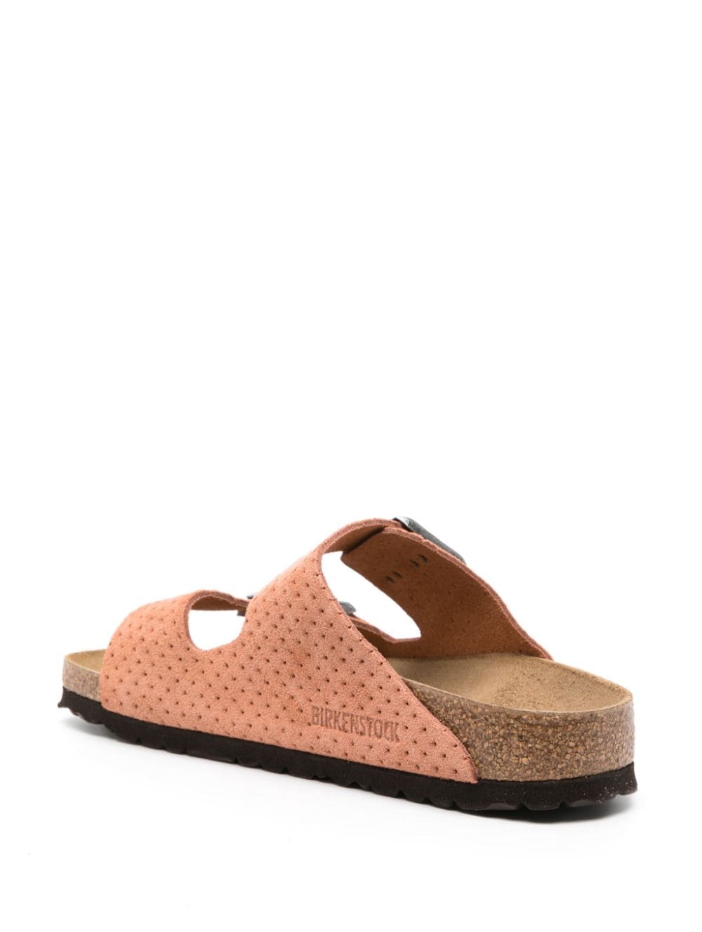 Birkenstock Arizona perforated suede slides - Image 3