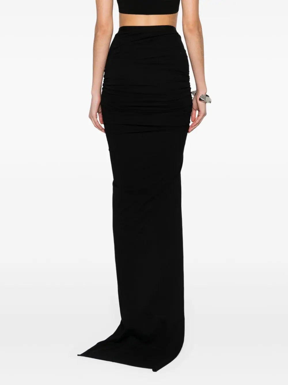 Rick Owens asymmetric high-waist skirt - Image 4