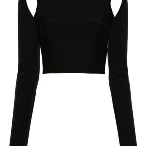 Off-White cut-out crop top