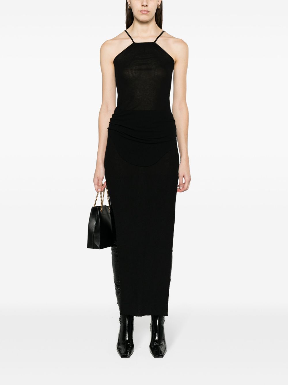 Rick Owens Sacris ribbed-knit maxi skirt - Image 5