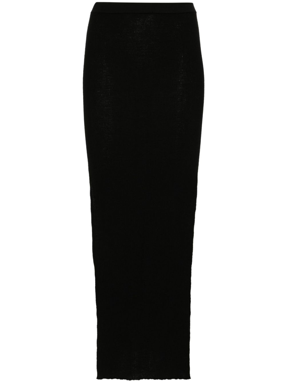 Rick Owens Sacris ribbed-knit maxi skirt