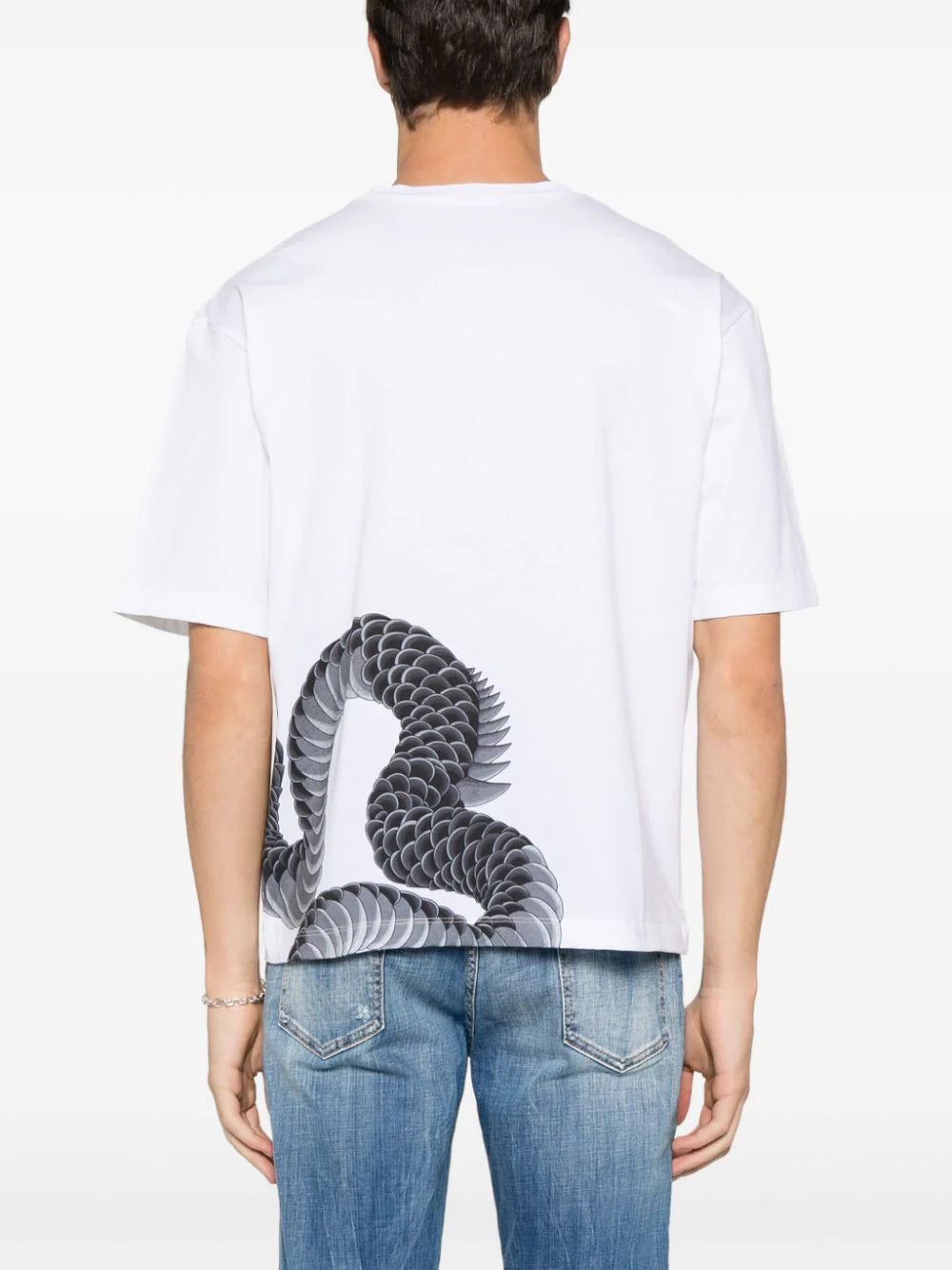 DSQUARED2 dragon-print cotton T-shirt - Image 4