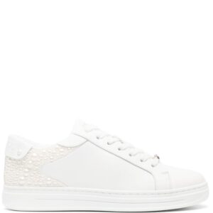 Jimmy Choo Rome/F pearl-embellished sneakers