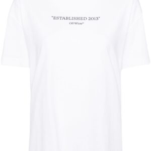 Off-White Est' 2013-print cotton T-shirt