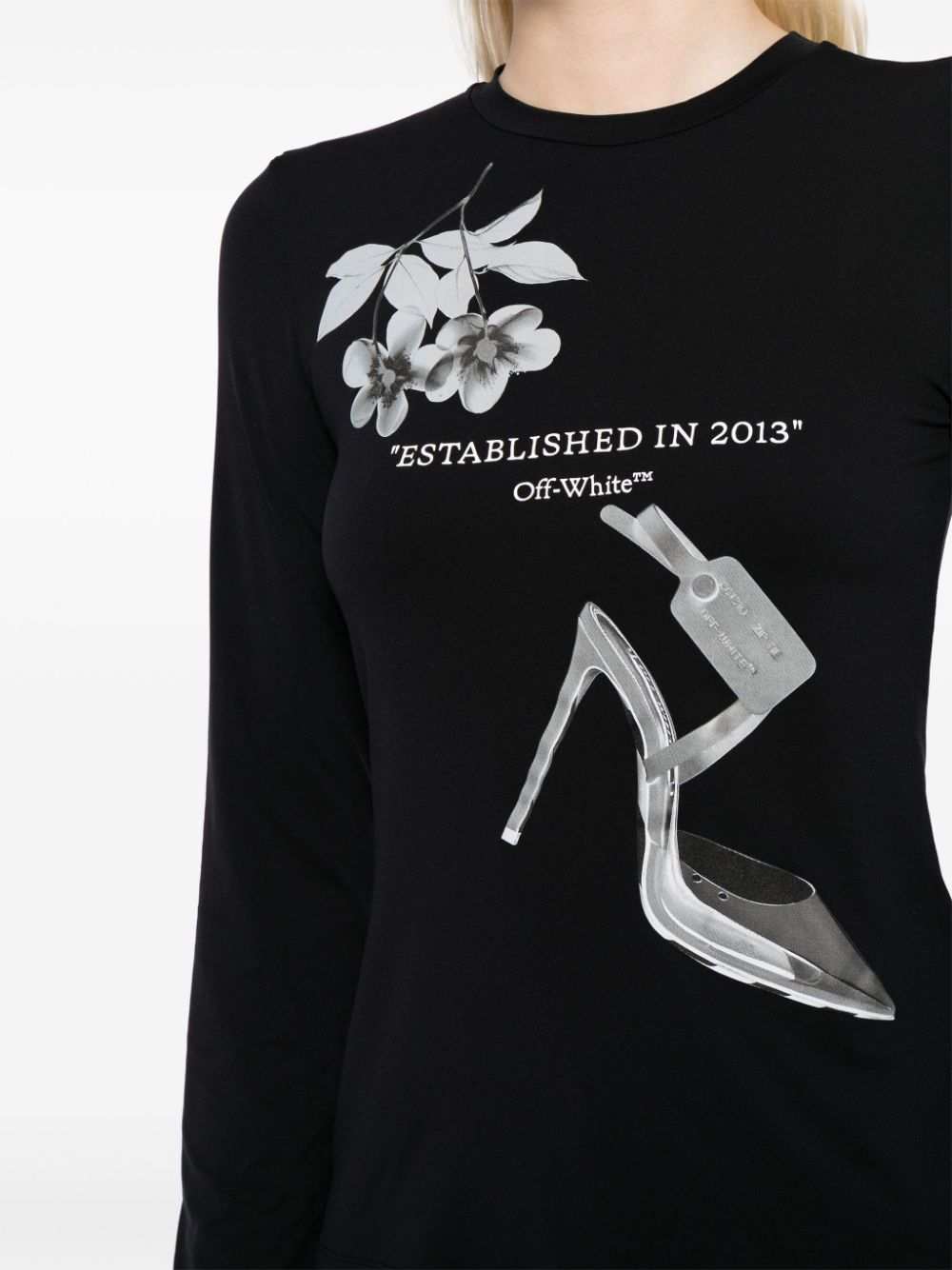 Off-White X-Ray-print longs-sleeve T-shirt - Image 5