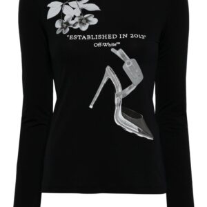 Off-White X-Ray-print longs-sleeve T-shirt