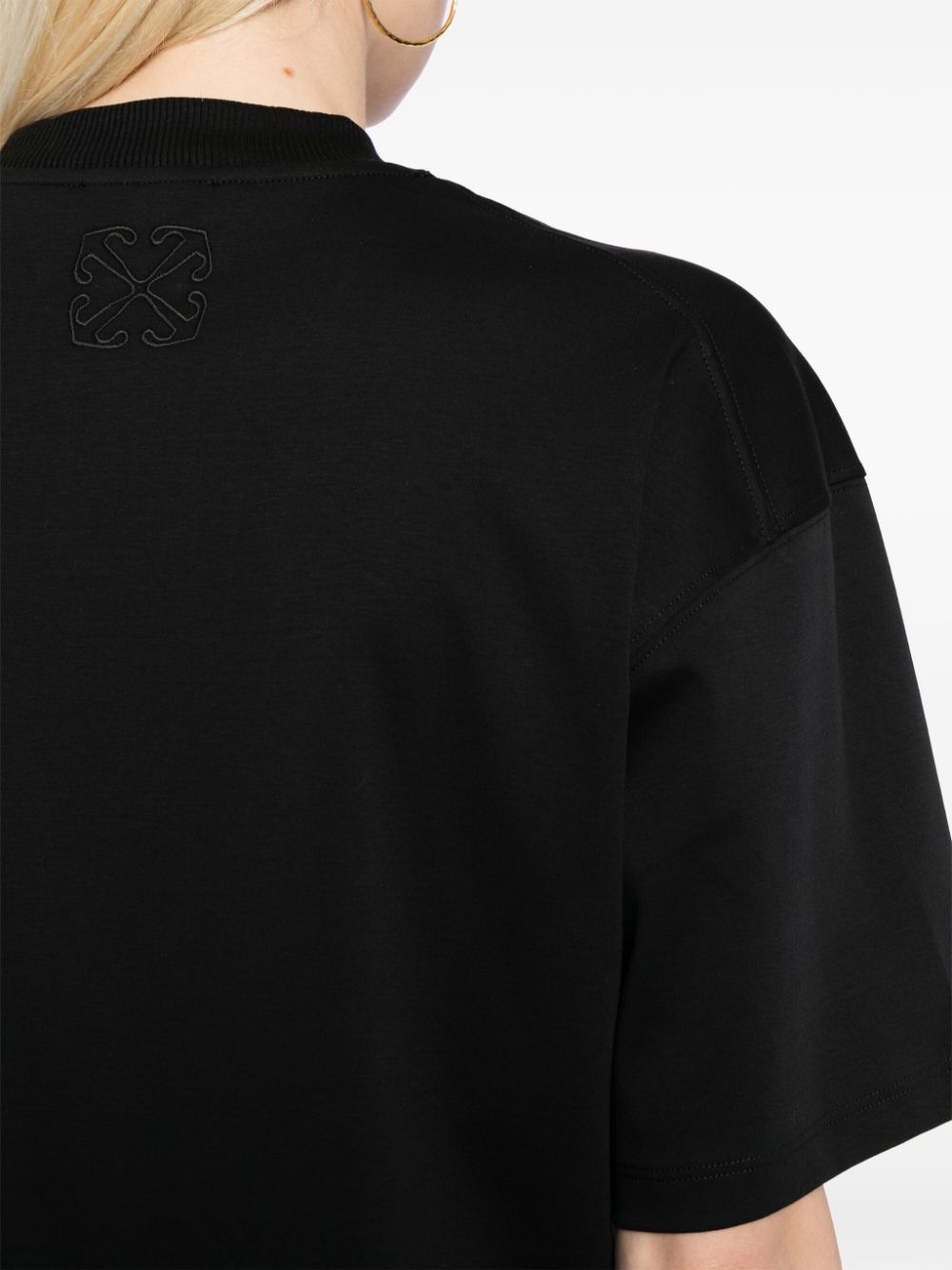 Off-White Arrows-embroidery cotton T-shirt - Image 5