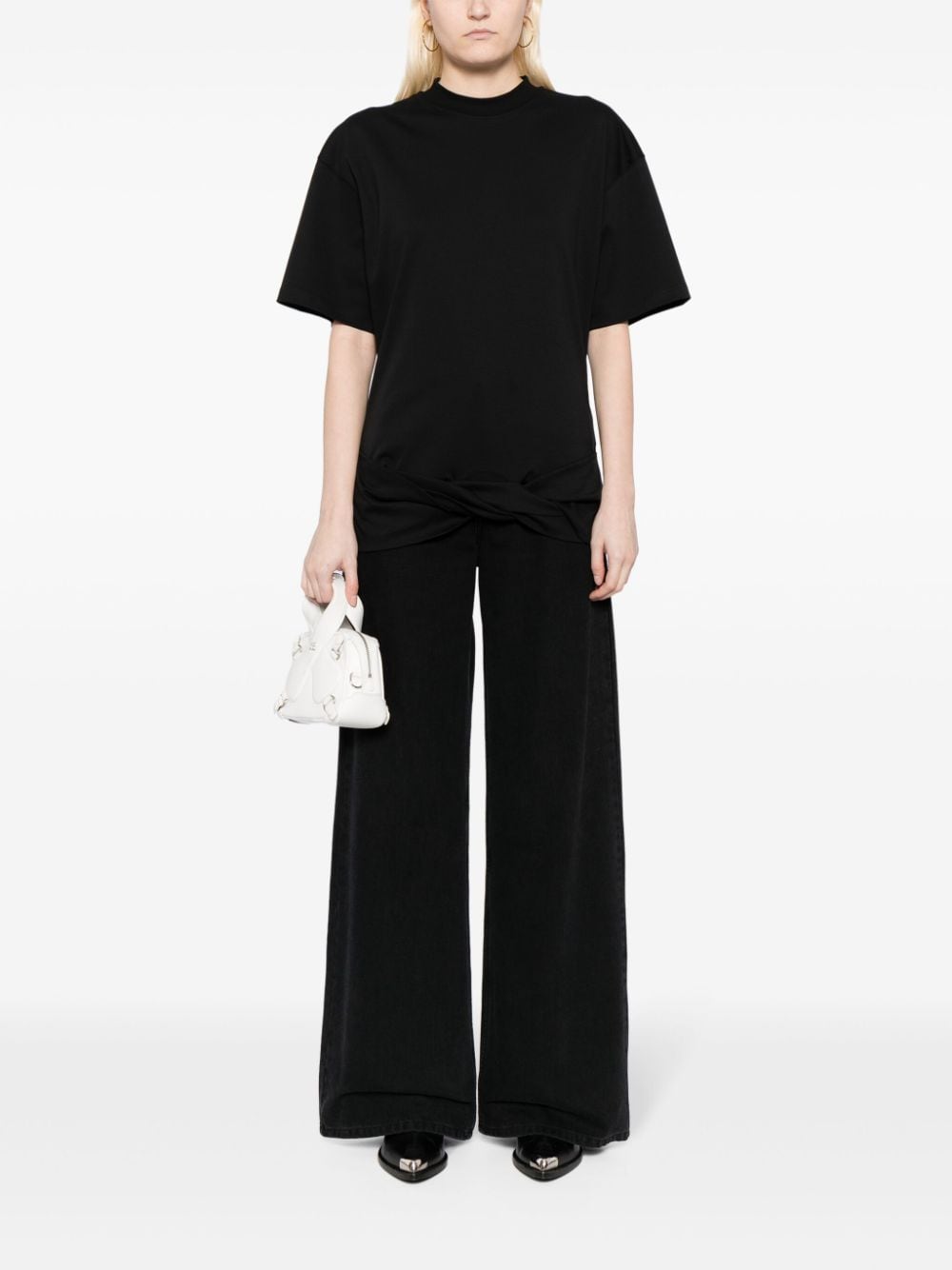 Off-White Arrows-embroidery cotton T-shirt - Image 2