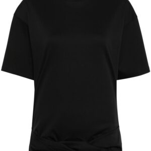 Off-White Arrows-embroidery cotton T-shirt