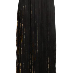 Versace Jeans Couture  Watercolour Couture pleated midi skirt