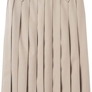 Miu Miu pleated gabardine wool skirt