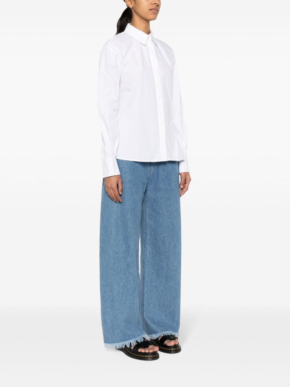 Karl Lagerfeld organic cotton poplin shirt - Image 3