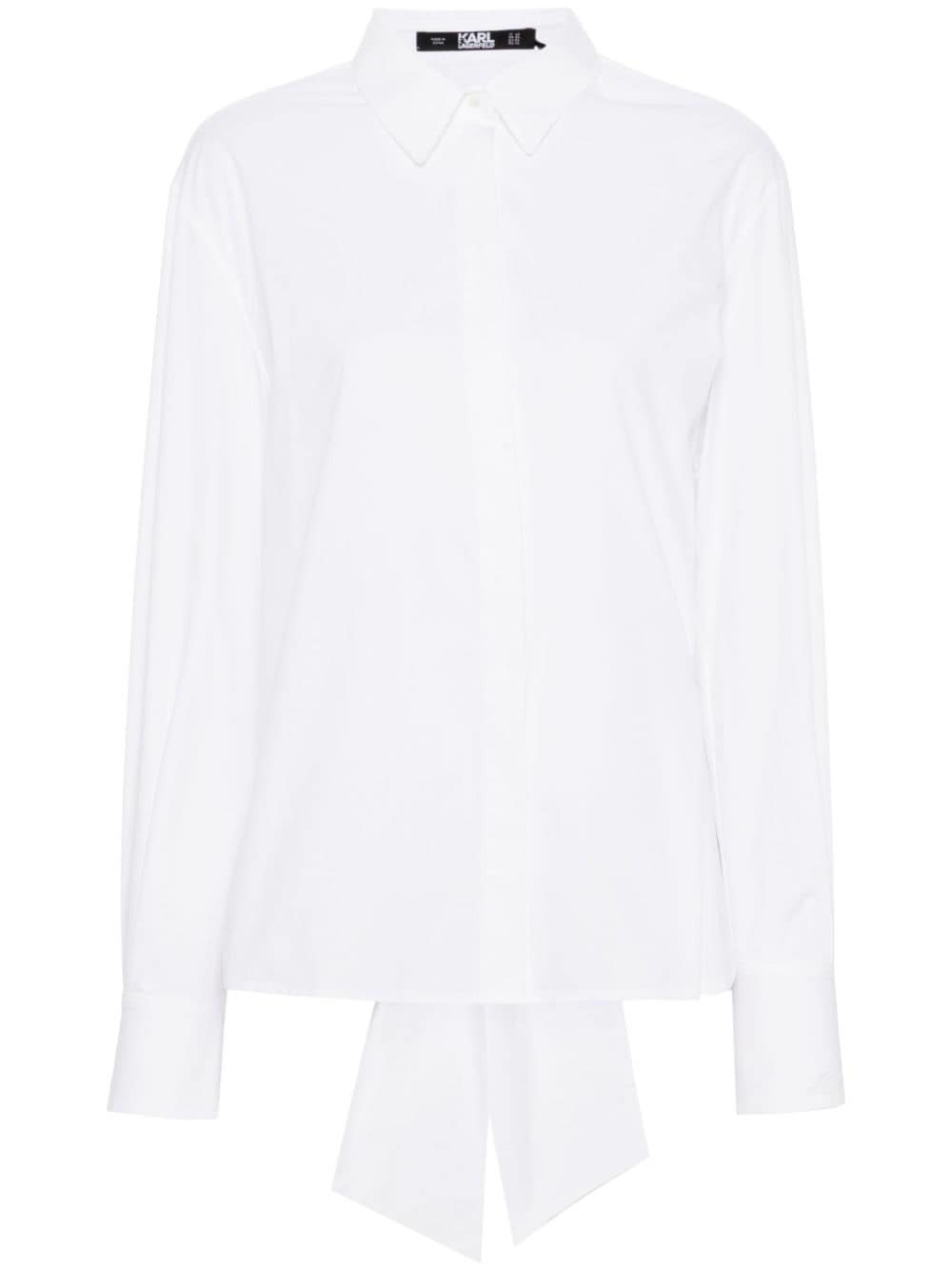 Karl Lagerfeld organic cotton poplin shirt