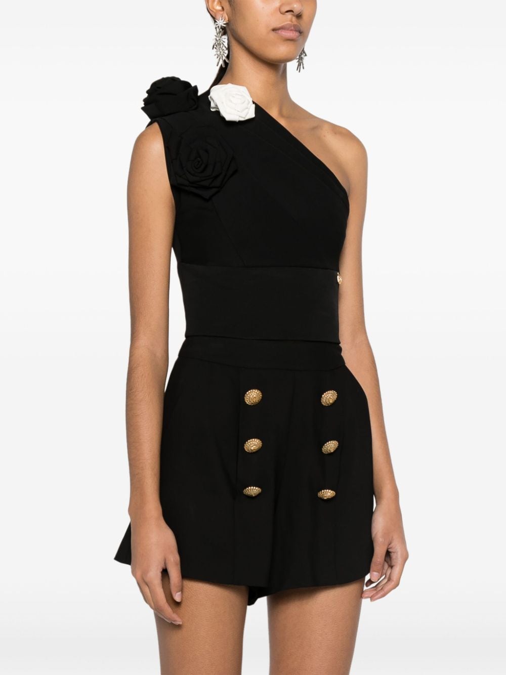 Balmain floral-appliqué top - Image 3