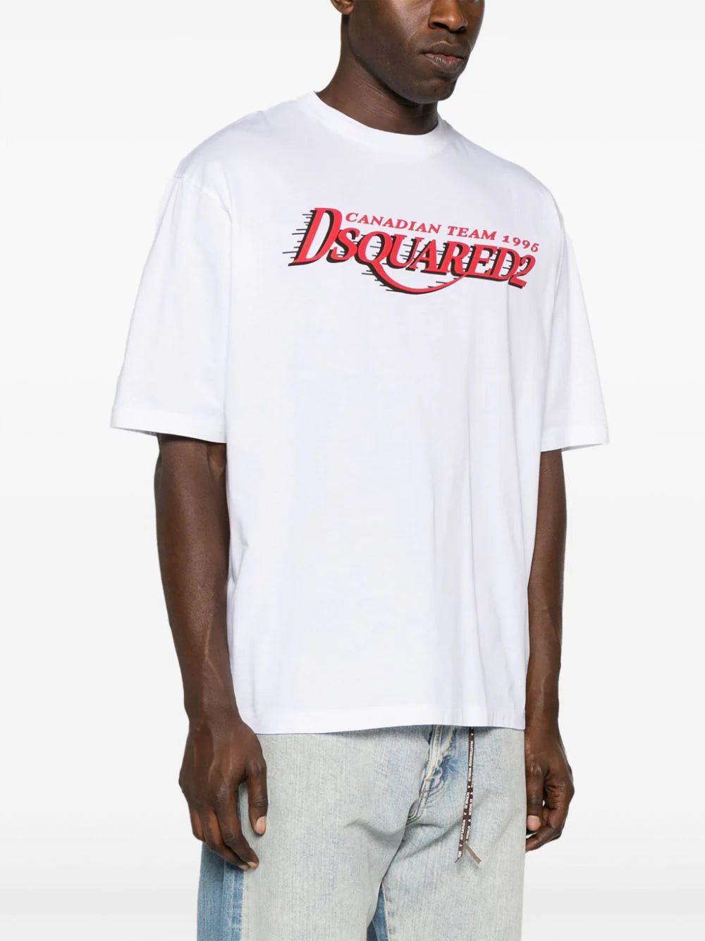 DSQUARED2 logo-print cotton T-shirt - Image 3