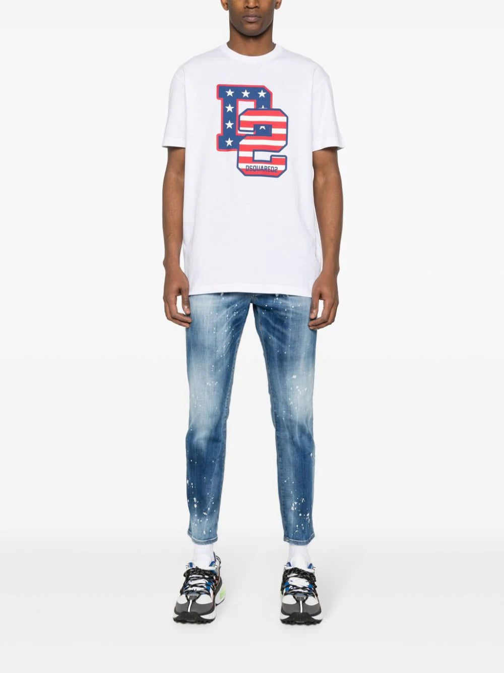 DSQUARED2 logo-print T-shirt - Image 2