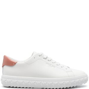 Michael Michael Kors logo-embossed leather sneakers