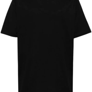 Off-White  logo-embroidered cotton T-shirt