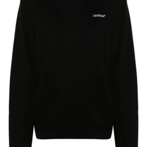 Off-White  Arrows-print cotton sweatshirt