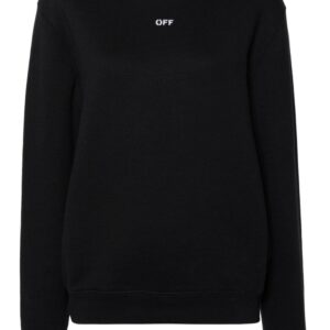 Off-White Arrows-embroidered cotton sweatshirt