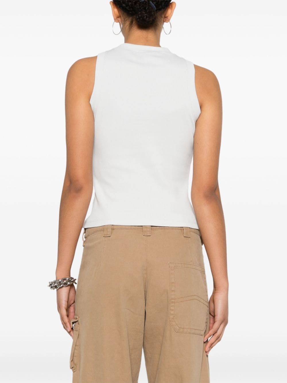 Off-White logo-embroidered top - Image 4