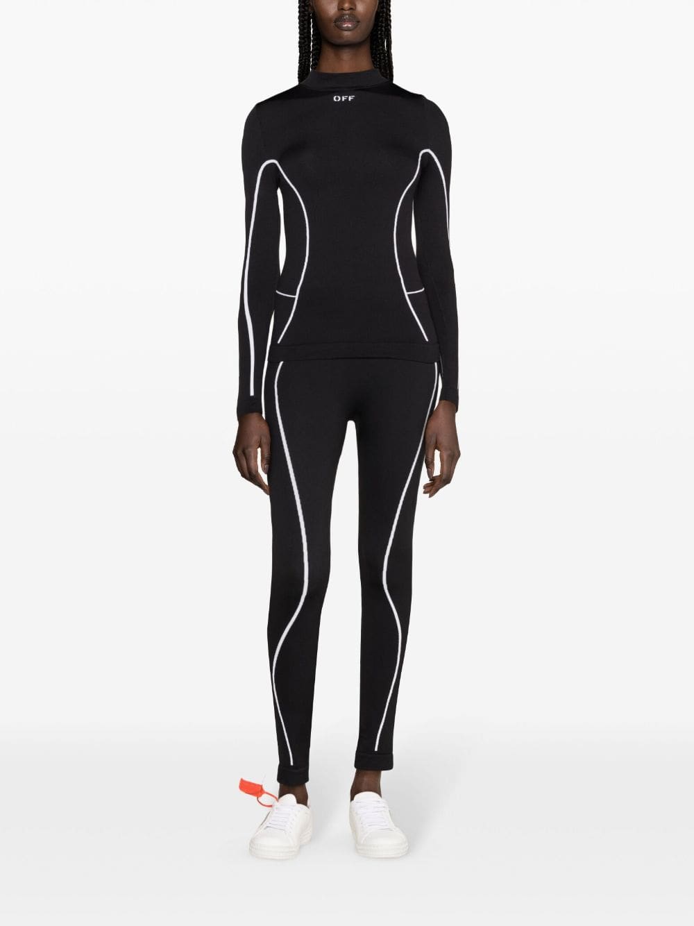 Off-White logo-jacquard top - Image 2