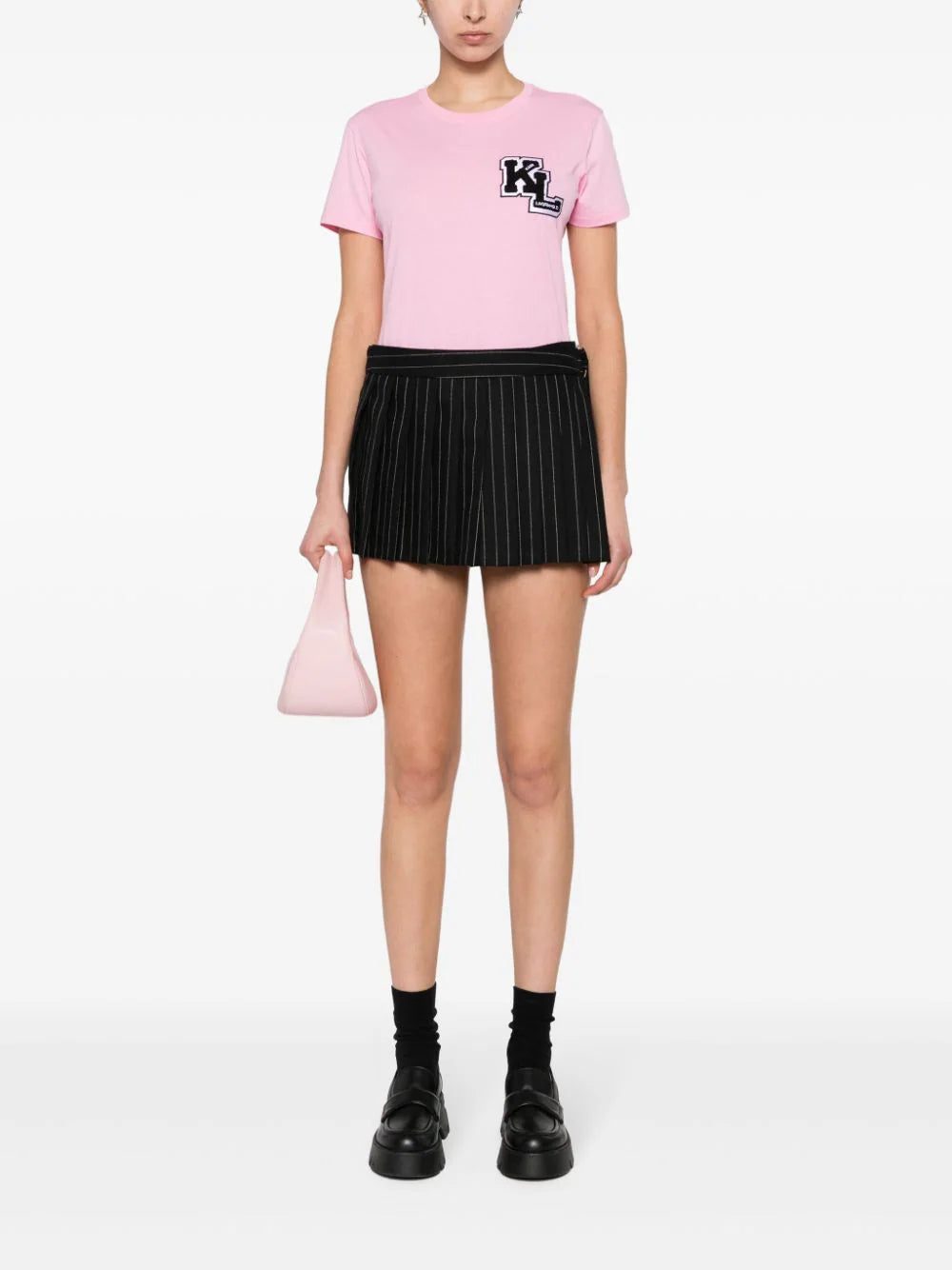Karl Lagerfeld logo-patch cotton T-shirt - Image 2