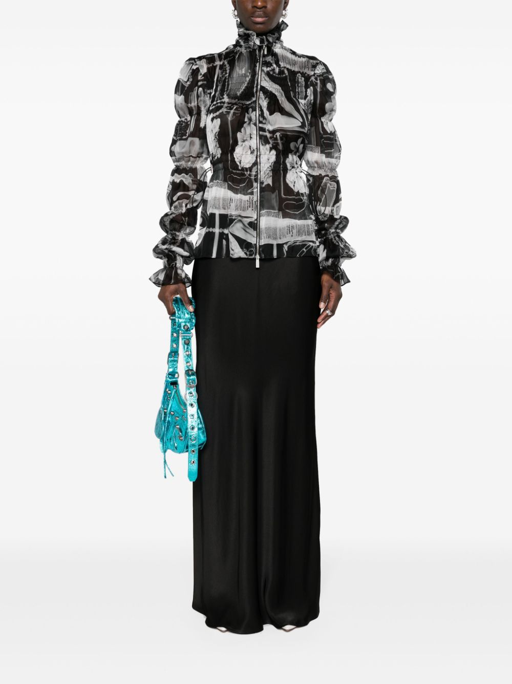 Off-White Xray silk blouse - Image 2