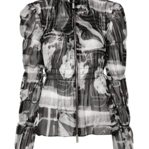 Off-White Xray silk blouse