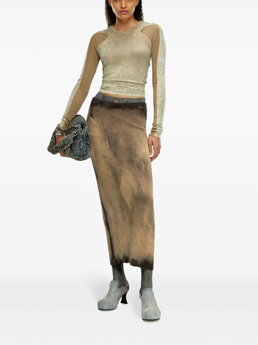 Diesel M-Delma midi skirt - Image 2