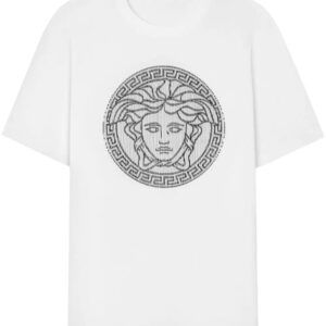 Versace  Medusa Sliced cotton T-shirt