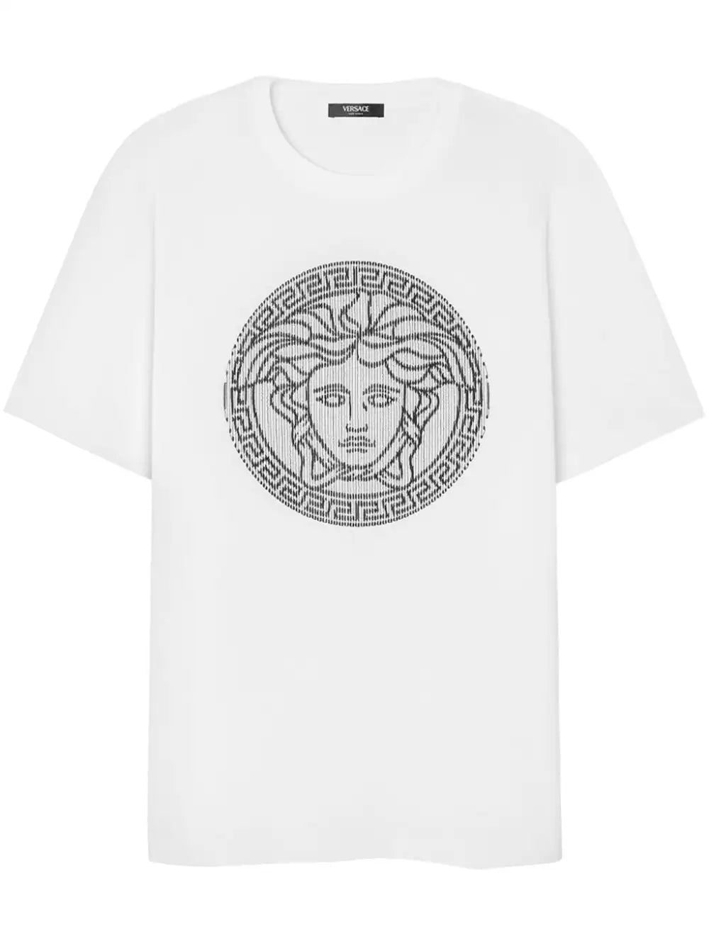 Versace Medusa Sliced cotton T-shirt