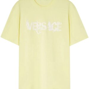 Versace  logo-embroidered T-shirt