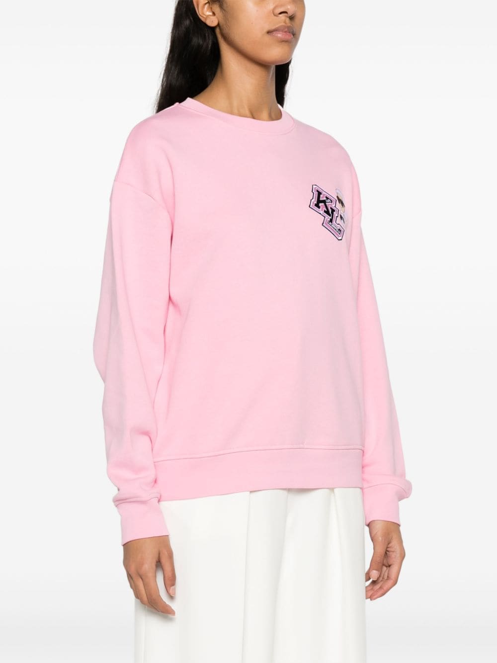 Karl Lagerfeld Varsity KL long-sleeve sweatshirt - Image 3