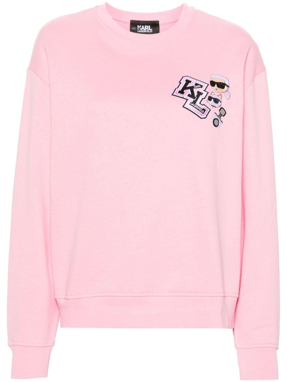 Karl Lagerfeld Varsity KL long-sleeve sweatshirt