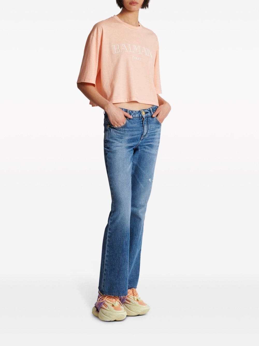 Balmain Vintage Balmain cotton T-Shirt - Image 3