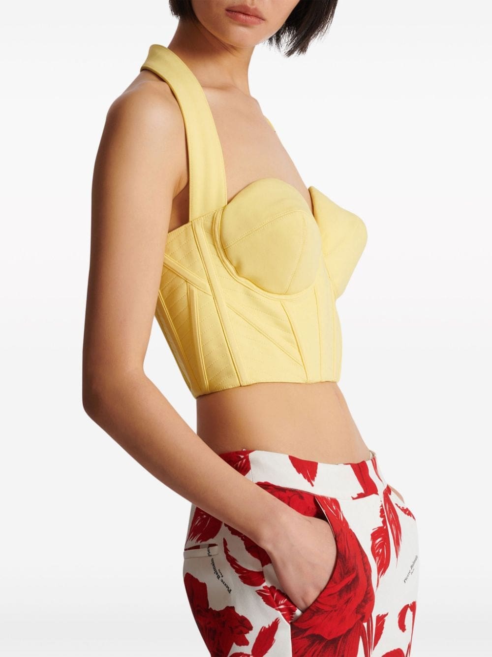 Balmain halterneck corset top - Image 5