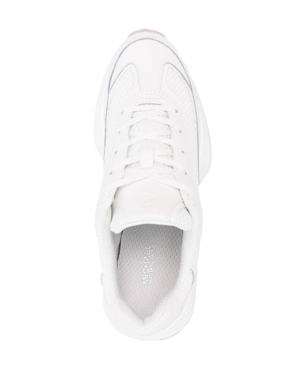 Michael Michael Kors monogram-panel leather sneakers - Image 4