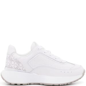 Michael Michael Kors monogram-panel leather sneakers